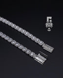 CLUSTER ICED NECKLACE (7MM)